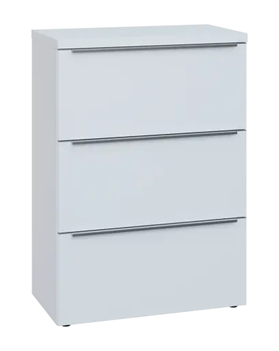 SIN 3 - 83Z kancelářská skříň, 3-zásuvková, 1120x800x400, bílá